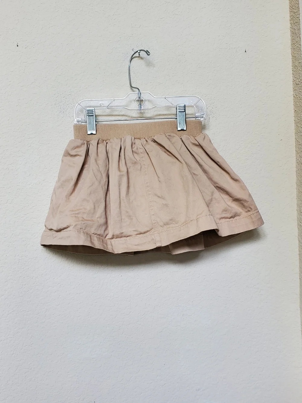 Ralph Lauren Girls' Tan Cotton Skort. Size 24 Mth